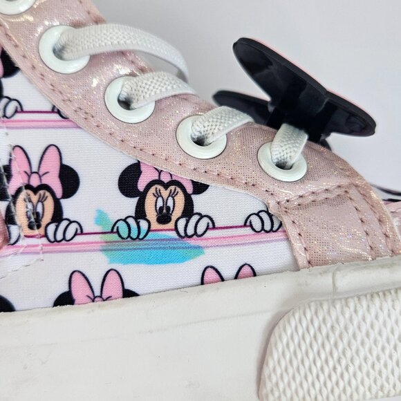GroundUp Disney  Minnie Mouse Hi-Top Girls' Casual Sneaker Size 7 - Picture 9 of 9